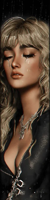 Free dark romance bookmark featuring a woman crying